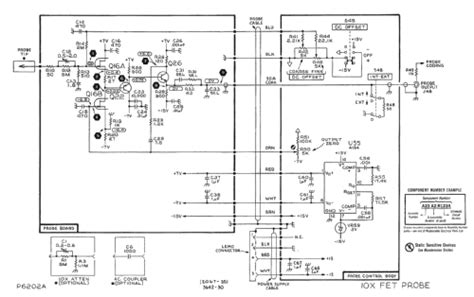 Active FET Probe P6202A Equipment Tektronix Portland Radiomuseum Org