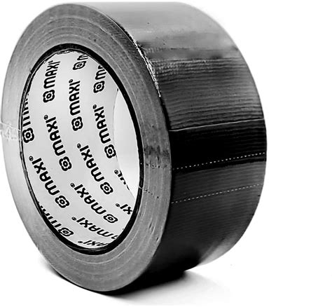 Maxi 48mm X 25yds Duct Tape Blackwaterproof Strong Adhesive Tape For