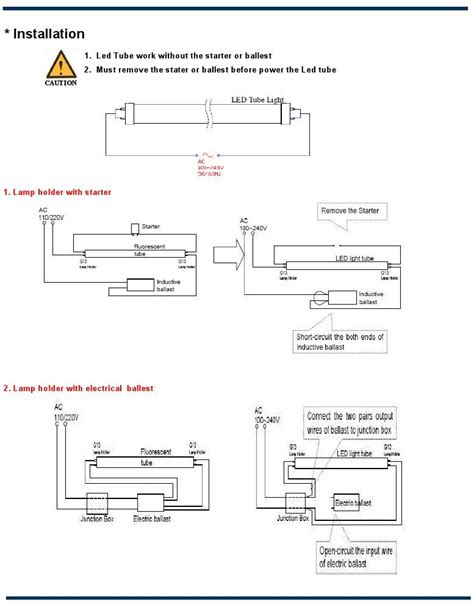 Fluorescent To Led Conversion Wiring Diagrams