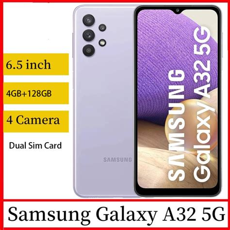 Samsung Galaxy A32 A326 Original UNLOCKED 5G Mobile Phone 6.5" 4GB RAM ...