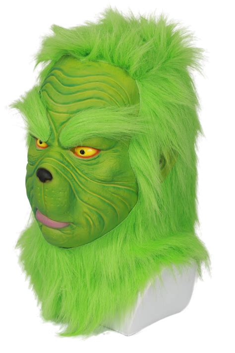 Grinch Cosplay Latex Mask How The Grinch Stole Christmas Green Helmet Costume Masks