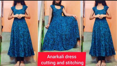 Anarkali Dress Cutting And Stitching Umbrella Frock Cutting