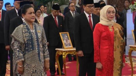 Presiden Anugerahkan Tanda Kehormatan Kepada Tokoh Termasuk Iriana