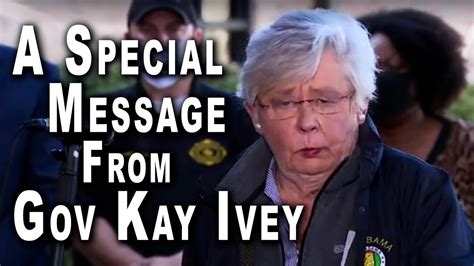 A Special Message From Kay Ivey Youtube