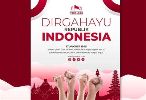 15 Link Poster Hut Ke 77 Ri Untuk Undangan Lomba 17 Agustus Download Gratis Dan Siap Pakai