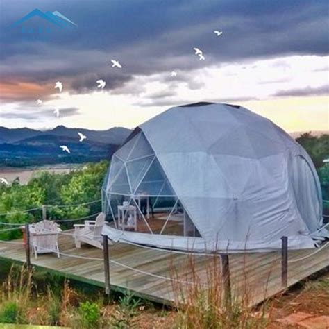 Outdoor Waterproof Pvc Gamping Hotel Tent Luxury Geodesic Dome For Sale