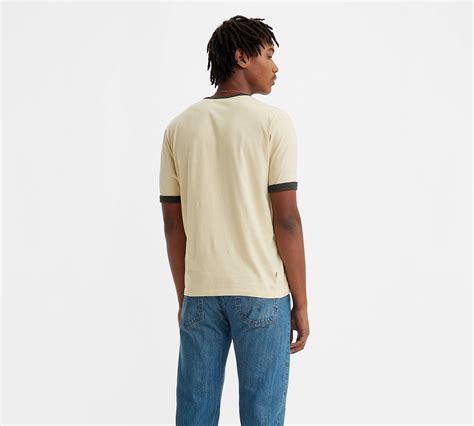 Levis® Vintage Clothing 1970s Ringer Tee Neutral Levis® Ad