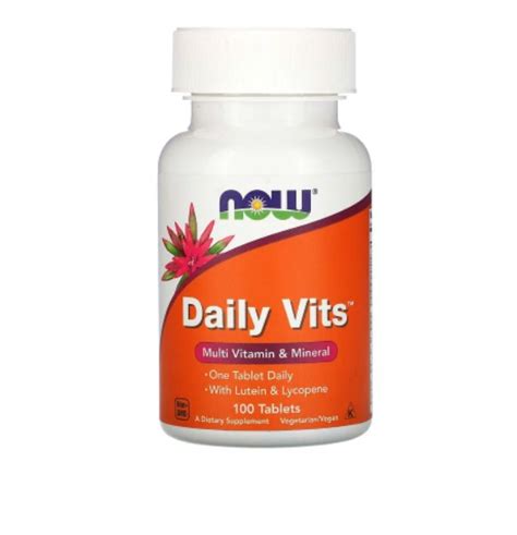 Now Foods Daily Vits Multi Vitamin Mineral Tablets Tablets