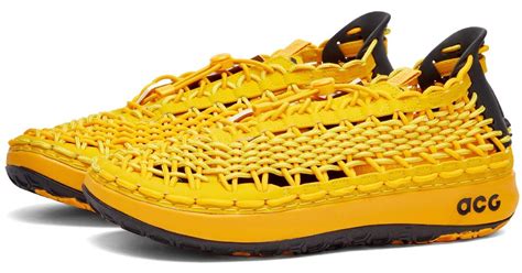 Nike Acg Watercat Sneakers In Yellow Lyst