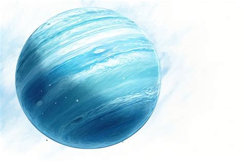 Planet Uranus Sphere Space Astronomy Premium Photo Illustration