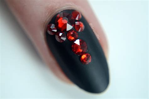 Tutorial | Nail the Matte Look featuring Swarovski Crystals - FURIOUS FILER