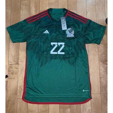 MEXICO JERSEY WORLD CUP QATAR 2022 CHUCKY LOZANO #22 | Jersey, Clothes ...