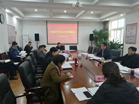 市城乡建设局召开2021年第11次重点工作周调度会 南昌市住房和城乡建设局