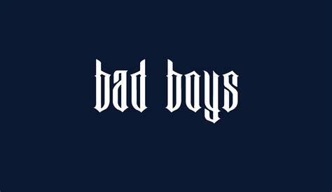 Bad Boys Free Font