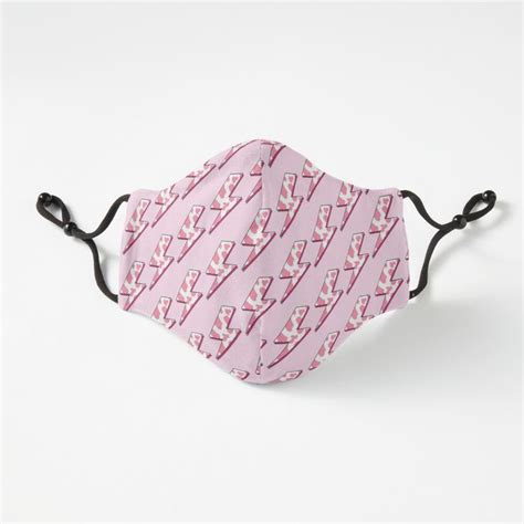 pink cow print lightning bolt Mask by Julia Santos | Pink cow, Cow ...