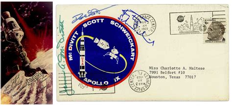 Lot Detail Apollo 9 Crew Signed Cover Apollo Soyuz Crew Signed 7