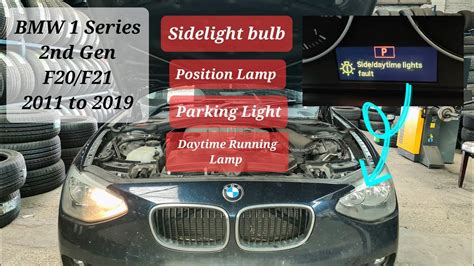 How To Replace Daytime Running Lamp Parking Light On Bmw 1 Series Headlight Youtube