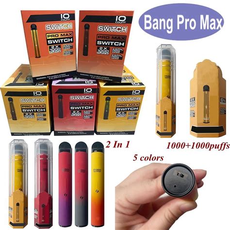 Bang Pro Max Switch Disposable Vape Pen 2 In 1 Kit Vape 5ml 5ml Pods