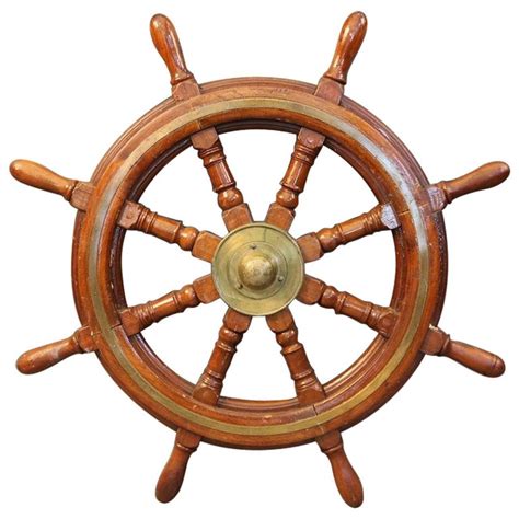 Old Eight Spoke Ships Wheel At 1stdibs