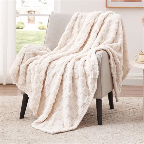 Tuwabeii Cotton Blankets Queen Size Luxury Waffle Weave Super Soft