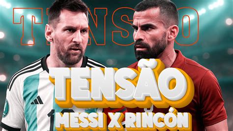Messim Dos Santos Vitorio - Messi e Rincón (Santos) discutem após a vítoria de 3 a 0 no Monumental ...