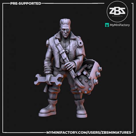 D Printable Sci Fi Npc And Vendors Full Set By Zbsminiatures