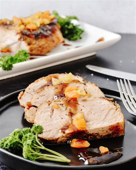 Apricot Balsamic Pork Loin The Oven Light