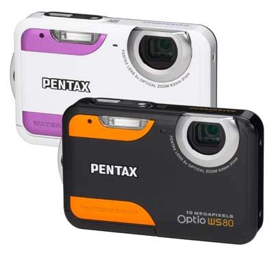 Pentax Debuts Waterproof Optio WS80 Adds P80 E80 Cameras HotHardware