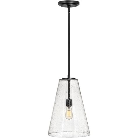 Hinkley Sk Vance Light Inch Satin Black Indoor Pendant