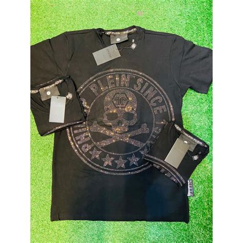 Camisa Masculina Philipp Plein IMPORTADAS REDONDA Shopee Brasil