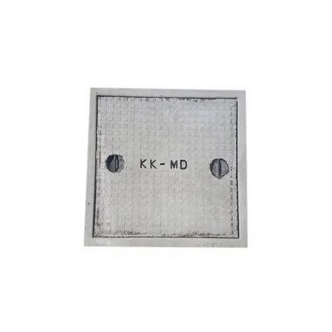 Gray Steel Fiber Reinforced Concrete Construction Sfrc Manhole Cover