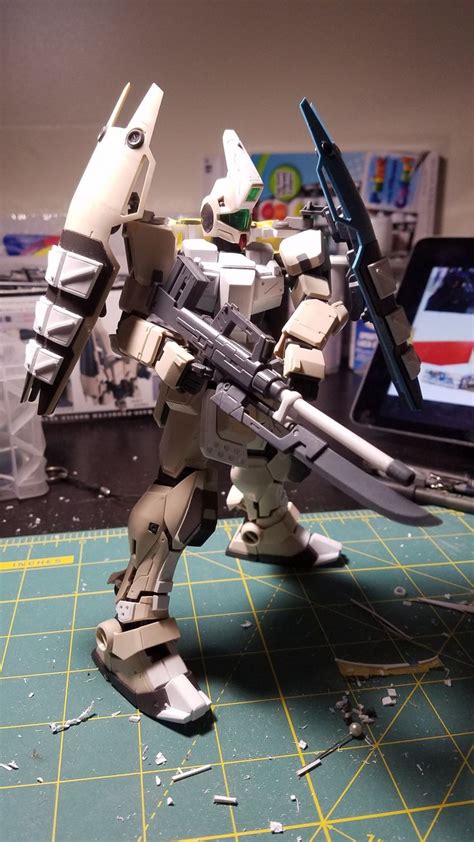 WIP Custom MG 1 100 RGM 79G G COMMAND Colony Type Gundam Fighter