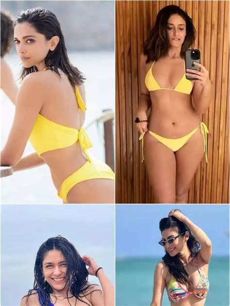 From Deepika To Mouni Bollywood Actresses And Their Viral Bikini