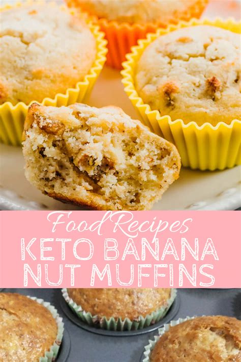 Keto Banana Nut Muffins Healthy Food