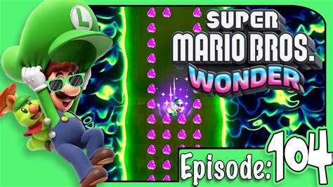 Super Mario Bros Wonder Fungi Mines Special Pole Block Allure Gameplay Walkthrough Episode 104