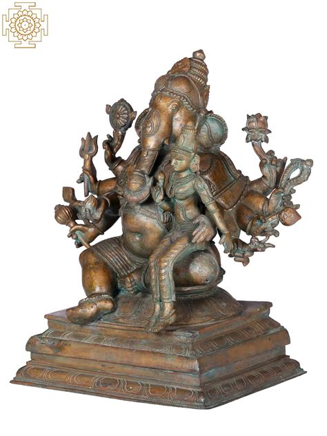 Shri Vallabha Ganapati Bronze Statue Madhuchista Vidhana Lost