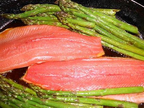 Recette De Filets De Truite Aux Asperges Vertes