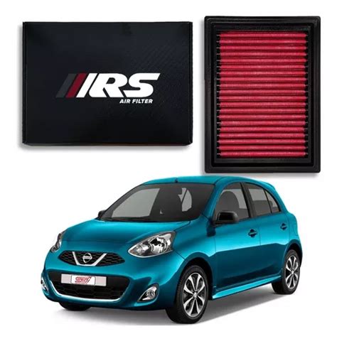 Filtro Ar Esportivo Inbox Rs Nissan March V Flex