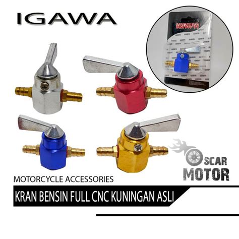 Kran Bensin Cnc Kuningan Tembaga Asli Keran Rx King Supra Dl Motor