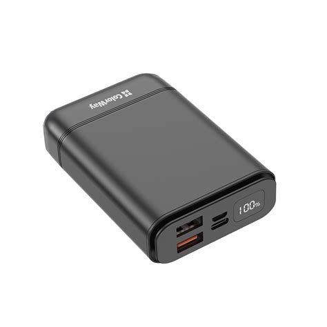 УМБ ColorWay Power Bank 10000 mAh Compact USB QC3 0 USB C Power