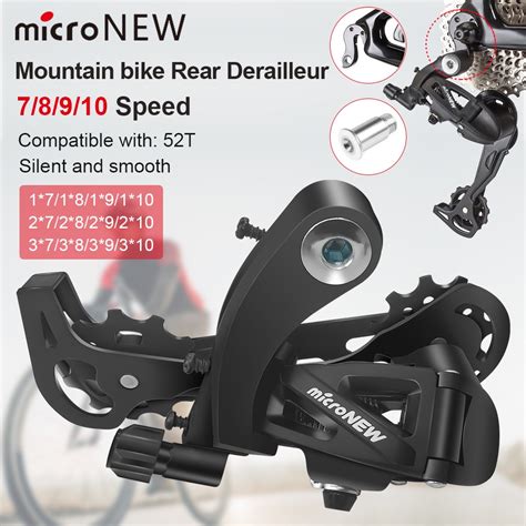 MicroNEW 7 8 9 10 11 Speed MTB Road Bike Rear Derailleur Rd For Road