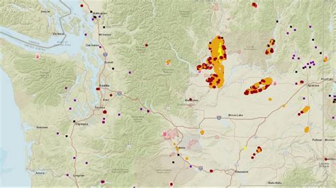 Eastern Washington Fire Map - Map Of Florida