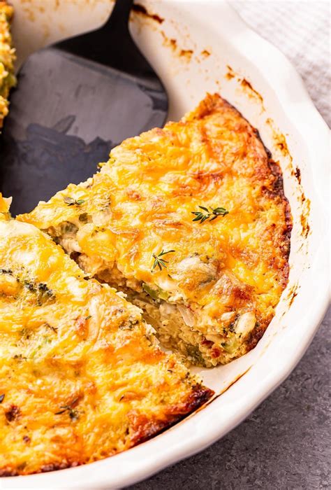 Crustless Vegetable Quiche Recipe Runner