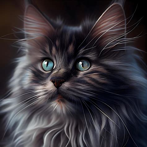 Blue Maine Coon Cats