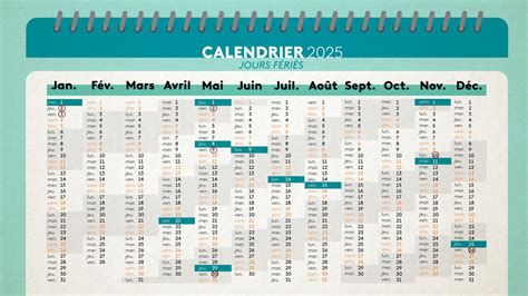 Calendrier 2025 voici comment optimiser les jours fériés et poser vos