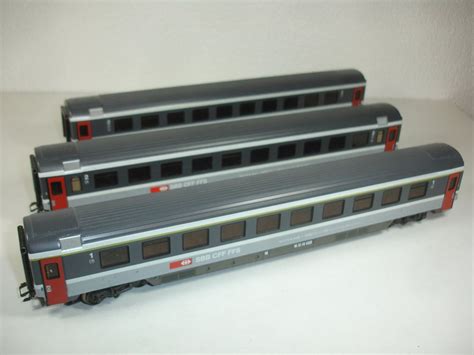 Märklin 3 x EuroCity Wagen SBB Kaufen auf Ricardo