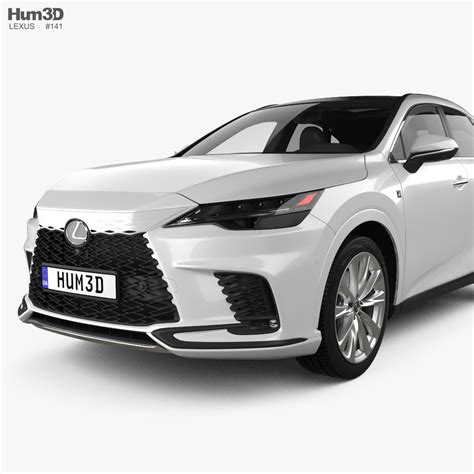 Lexus Rx Hybrid F Sport 2022 3d модель Автомобілi на 3dmodels