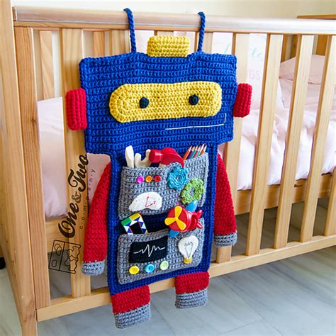 Ravelry Robot Organizer Pattern By Carolina Guzman