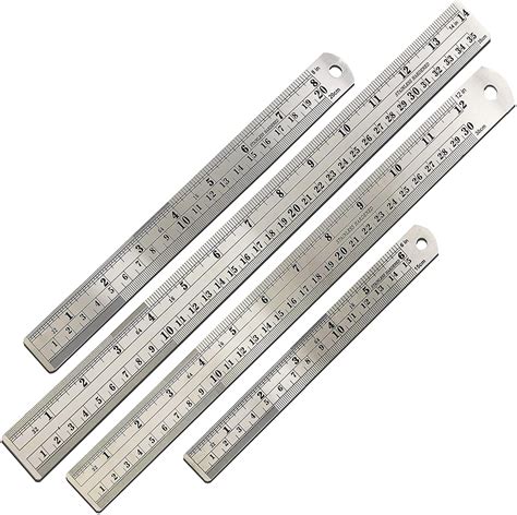 Ruler 1 mtr,15cm,30cm,60cm Metal - Doha Stationery