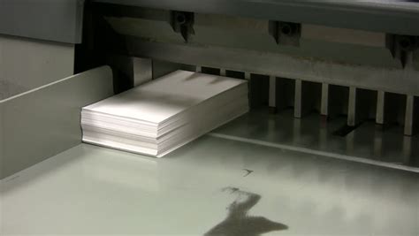 Commercial Paper Cutter Cutting A Stock Footage Video 100 Royalty